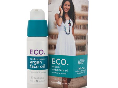 ECO., Argan Face Oil, Certified Organic, 15 ml Hot on Sale