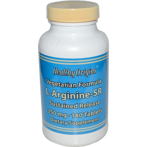 Healthy Origins Arginine Sustained Release 350mg 180 Tablets For Sale