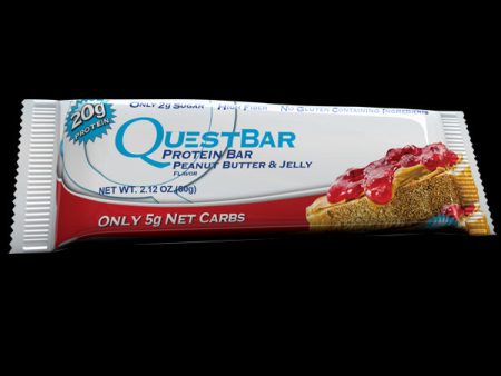 Quest Nutrition Protein Bar Peanut Butter & Jelly 12 Bars 60g Each Online