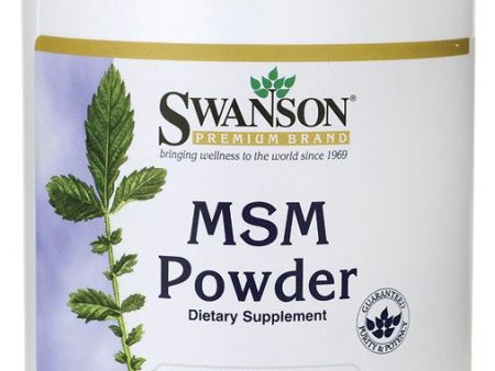 Swanson Msm Powder 454 g, 16 Oz Supply