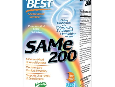 Doctor s Best SAMe 200 60 Enteric Coated Tablets - Dietary Supplement Supply