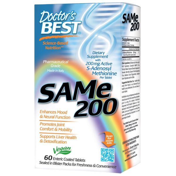 Doctor s Best SAMe 200 60 Enteric Coated Tablets - Dietary Supplement Supply