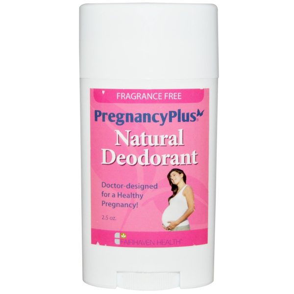 Fairhaven Health Pregnancy Plus Natural Deodorant Frangrance Free 2.5 oz for women Online now