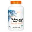 Doctor s Best Best Alpha Lipoic Acid 600mg 180 Veggie Capsules For Sale