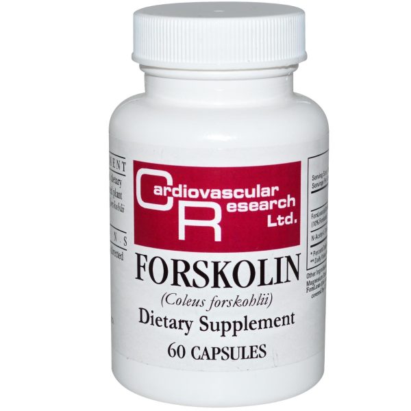 Cardiovascular Research Ltd., Forskolin, 100 mg 60 Capsules Supply