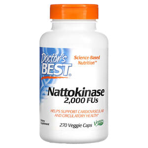 Doctor s Best Best Nattokinase 2,000 FU 270 VCaps - Dietary Supplement on Sale