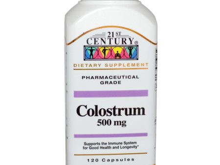 21st Century Health Care, Colostrum, 500 mg, 120 Capsules Online