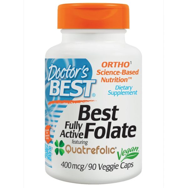 Doctor s Best Best Folate Fully Active Featuring Quatrefolic 400mcg 90 VCaps Online