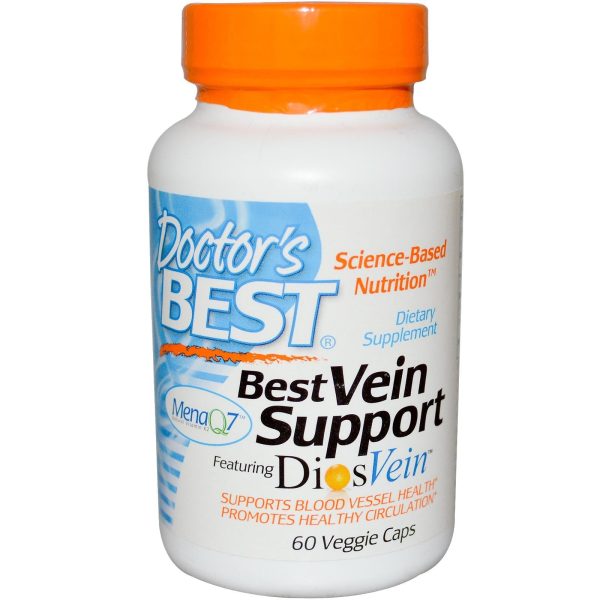 Doctor s Best Best Vein Support Featuring DiosVein 60 Veggie Caps Supply