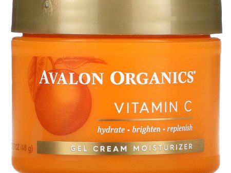 Avalon Organics, Vitamin C, Gel Cream Moisturizer, 1.7 oz (48 g) For Cheap