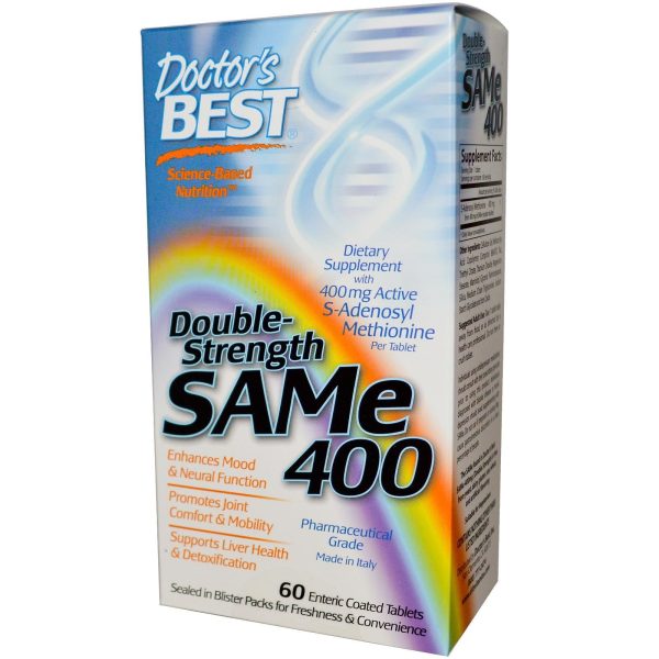 Doctor s Best SAMe 400 Double Strength 60 Enteric Coated Tablets Cheap