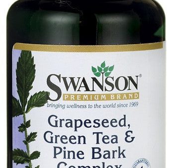 Swanson Premium Grapeseed, Green Tea & Pine Bark 60 Capsules Hot on Sale