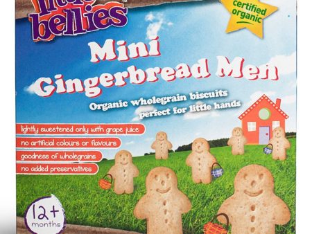 Little Bellies, Mini Gingerbread Men, Organic, 100 g For Sale