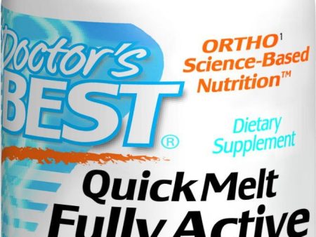 Doctor s Best Quick Melt Fully Active B12 1000 mcg 60 Tablets Hot on Sale