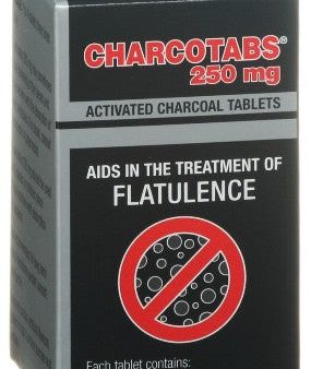 Charco Tabs, 250mg, Activated Charcoal, 60 Tabs Supply