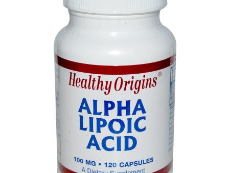 Healthy Origins, Alpha Lipoic Acid, 100 mg, 120 Capsules Hot on Sale