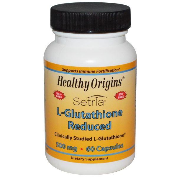 Healthy Origins Setria L-Glutathione Reduced 500mg 60 Capsules For Discount