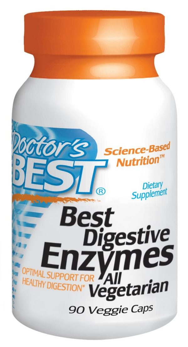 Doctor s Best Best Digestive Enzymes 90 VCaps - Dietary Supplement Online Sale