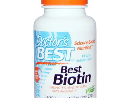 Doctor s Best Biotin 10,000 mcg 120 Veggie Capsules For Discount