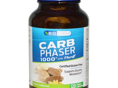 Country Life, Gluten Free, BioChem, Carb Phaser 100, With Phase 2, 120 Veggie Caps Cheap