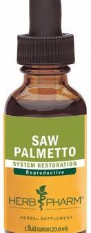 Herb Pharm Saw Palmetto 29.6 ml 1 fl oz - Herbal Supplement Hot on Sale