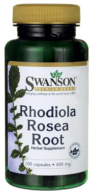 Swanson Premium Rhodiola Rosea Root 400mg 100 Capsules Online Hot Sale