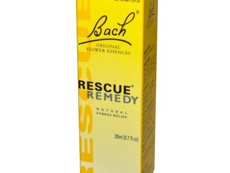 Bach Original Flower Essences Rescue Remedy Natural Stress Relief 20 ml 0.7 fl oz For Cheap