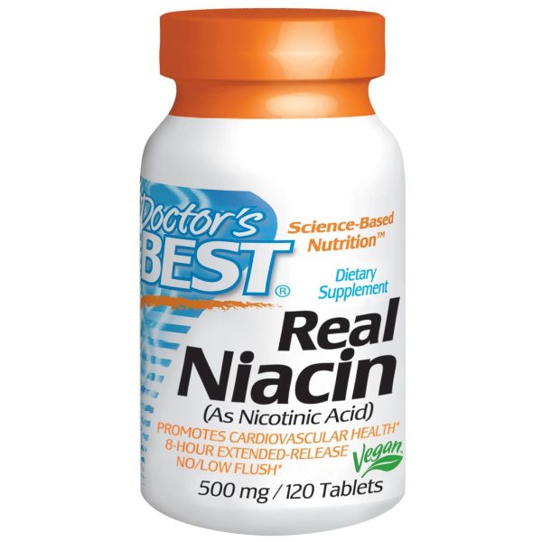 Doctor s Best, Sustained-Release Niacin with niaXtend, 500 mg, 120 Tablets Sale