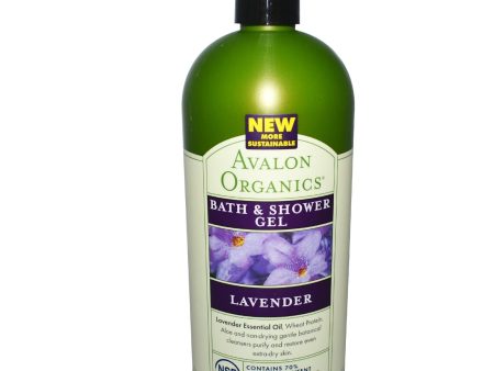 Avalon Organics Bath & Shower Gel Lavender (946ml) Online Hot Sale