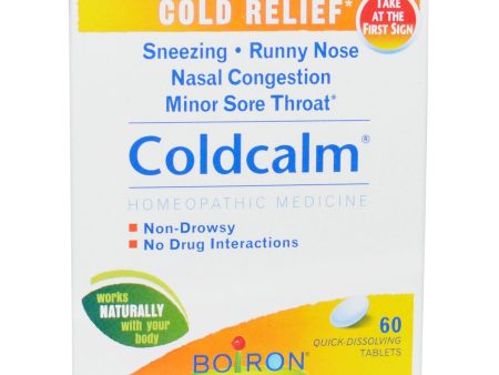 Boiron, Coldcalm, 60 Quick-Dissolving Tablets For Sale