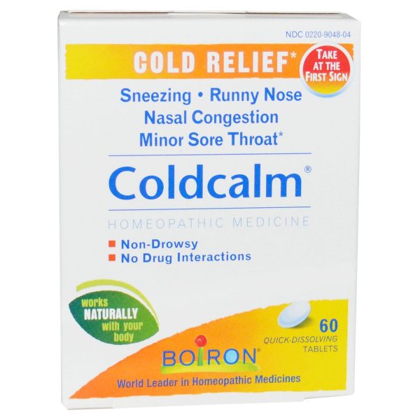 Boiron, Coldcalm, 60 Quick-Dissolving Tablets For Sale