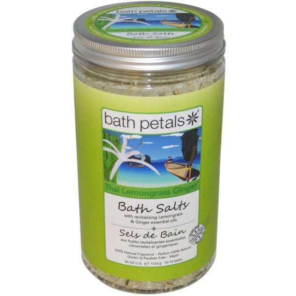 Bath Petals, Bath Salts, Thai Lemongrass Ginger (1133g) Online Sale