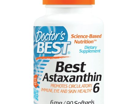 Doctor s Best Best Astaxanthin 6, 6mg, 90 Softgels Online Sale