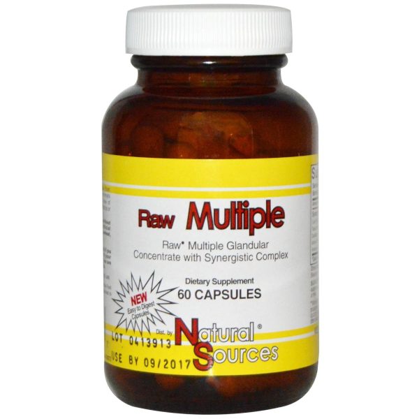 Natural Sources Raw Multiple Glandular 60 Capsules Online Sale