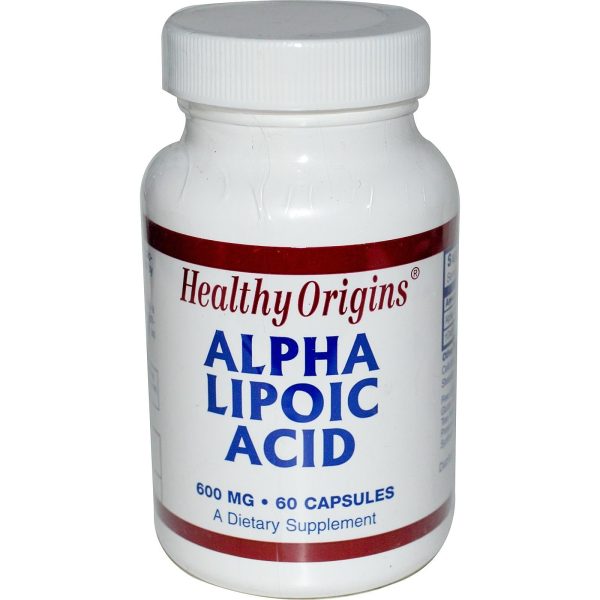 Heathy Origins Alpha Lipoic Acid 600mg 60 Capsules Hot on Sale