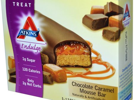 Atkins Endulge, Chocolate Caramel Mousse Bar, 15 Bars, 34 g Each Discount