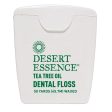 Desert Essence Tea Tree Oil Dental Floss Waxed (45.7m) Fashion