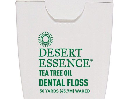 Desert Essence Tea Tree Oil Dental Floss Waxed (45.7m) Fashion