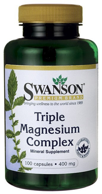 Swanson Premium Triple Magnesium Complex 100 Capsules Online now