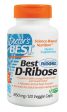 Doctor s Best Best D-Ribose 850mg 120 Veggie Capsules Supply