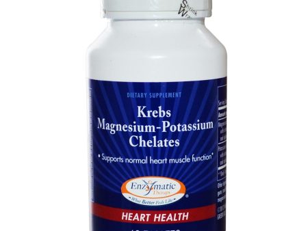 Enzymatic Therapy, Krebs Magnesium-Potassium Chelates, , 120 Tablets Online now