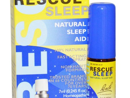 Bach, Original Flower Remedies, Rescue Sleep, Natural Sleep Aid, 0.7 fl oz (20 ml) Spray Online Hot Sale