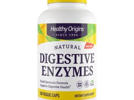 Healthy Origins, Digestive Enzymes, Broad Spectrum, 180 Veggie Capsules Fashion