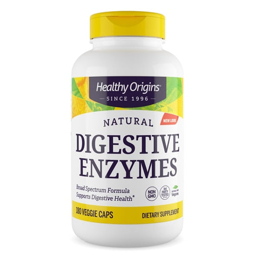 Healthy Origins, Digestive Enzymes, Broad Spectrum, 180 Veggie Capsules Fashion