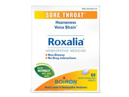 Boiron, ThroatCalm, Sore Throat Relief, 60 Quick-Dissolving Tablets For Sale