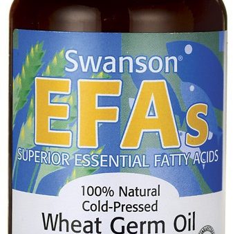 Swanson EFAs 100% Natural Cold-Pressed Wheat Germ Oil 60 Softgels Online Sale