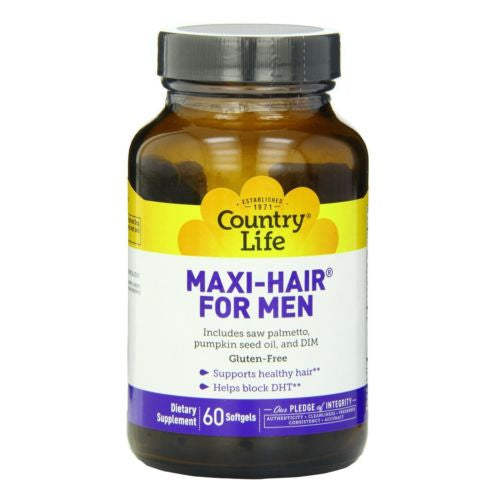 Country Life Gluten Free Maxi Hair for Men 60 Softgels Online now