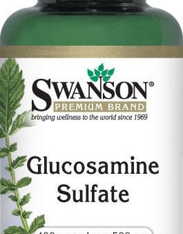 Swanson Premium Glucosamine Sulfate 500mg 400 Capsules Discount