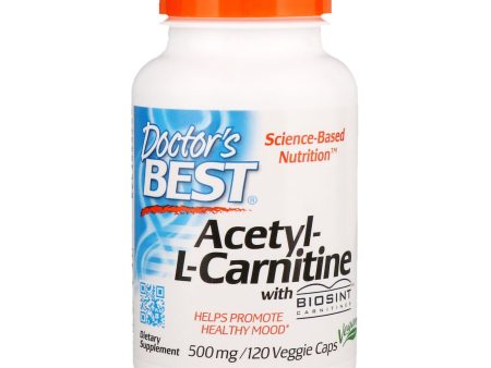 Doctor s Best Acetyl-L-Carnitine 500mg 120 Veggie Caps For Cheap