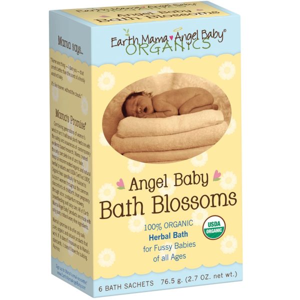 Earth Mama, Angel Baby, Bath Blossoms, Herbal Bath 6 Bath Sachets For Cheap